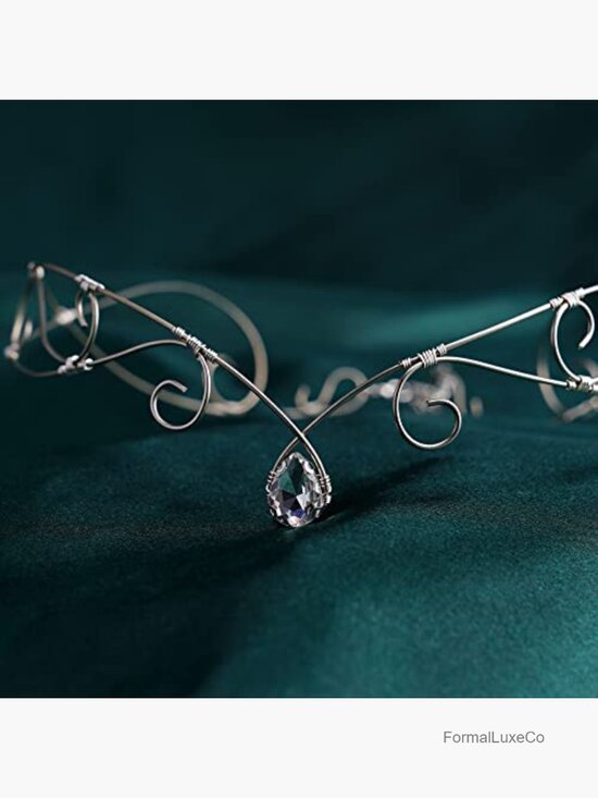 Handmade Braided Crown Tiara Princess Headband Medieval Fairy Wedding Costume